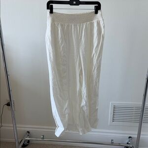 Alice + Olivia White Wide Leg Pants
